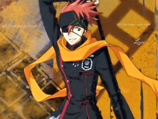 Man black yellow red hair - a yellow scarf free wallpaper