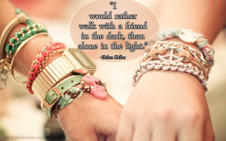 Two people holding hands quote - eileen aldridge free wallpaper