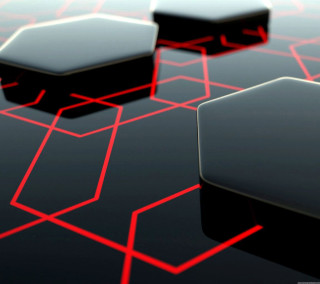 Black table red lines top - bernd fasching free wallpaper