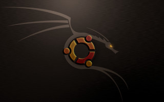 Black background red yellow logo 5 - dark free wallpaper for desktop