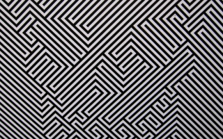 Black white maze pattern background - a silk screen free wallpaper