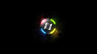 Glowing mouse holography black background - glowing free wallpaper