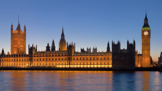 Large building clock tower water 10 - christopher wren free wallpaper