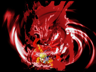 Red black dragon swirl background - dragon art free wallpaper