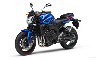 Blue motorcycle white surface black - a black handlebar free wallpaper
