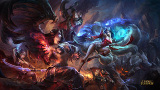 Fantasy women dragon demon back - a fantasy setting free wallpaper