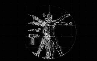 Man gun drawing illustration artwork - eduardo paolozzi free wallpaper
