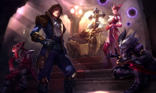 Group people stage lights demon - renaissance free wallpaper