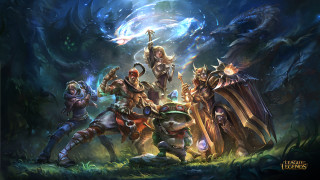 Cave demon heroes blonde brown - a giant demon free wallpaper