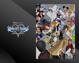 Kingdom hearts characters black white - other character free wallpaper