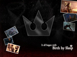Crown birth sleep black white - final free wallpaper
