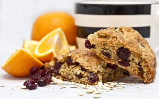 Muffin cranberries oranges coffee breakfast - anna hotchkis free wallpaper