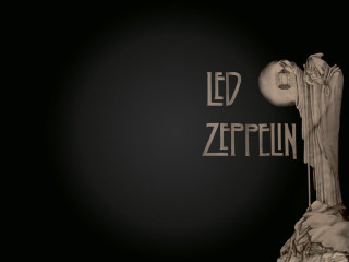 Statue woman lantern led zeppelin - psychedelic free wallpaper