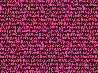 Pink brown background black words - a mosaic free wallpaper