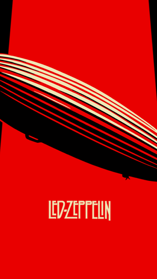 Red poster large white object - frame free wallpaper