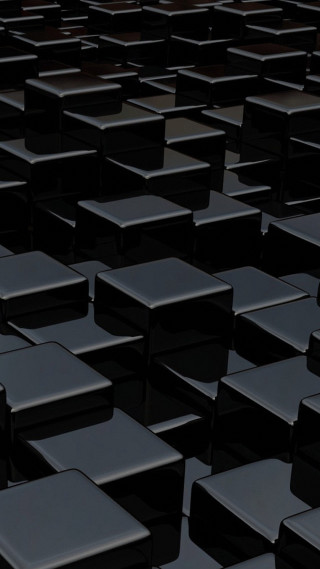 Black square tables stack arrangement - andreas gursky free wallpaper