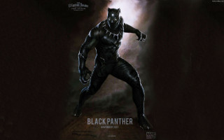 Black panther dark background spotlight - free dark wallpaper