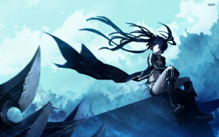 Woman boat ocean dragon flying - gothic free wallpaper for desktop