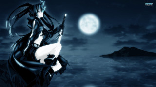Woman black outfit gun full 3 - a black outfit holding free wallpaper