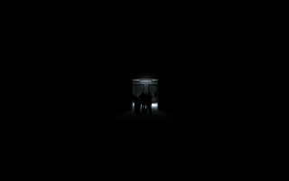 Two people doorway night light - the doorway free wallpaper