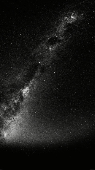 Night sky stars boat black - a bright light in the distance free wallpaper