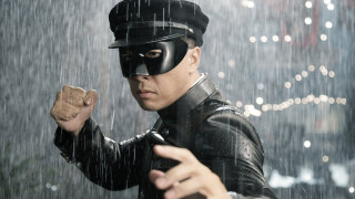 Man black mask jacket pointing - a black mask free wallpaper