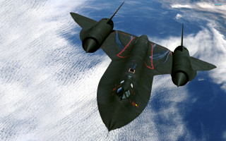 Fighter jet flying sky clouds 7 - ocean free wallpaper