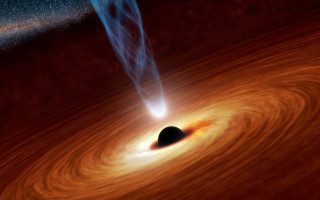 Black hole black object blue - a black hole free wallpaper