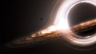 Black hole ring light black - christopher balaskas free wallpaper