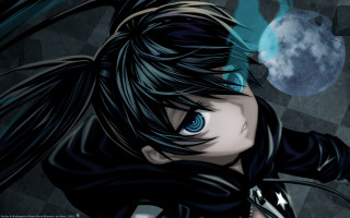 Blue eyes black hair moon - black hair free wallpaper