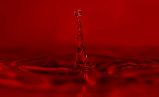 Red liquid droplet macro blood - anish kapoor free wallpaper