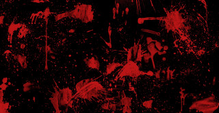 Red black background paint splatters - red paint free wallpaper