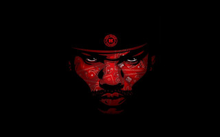 Man red face hat dark - the dark free wallpaper