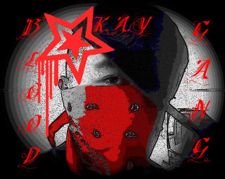 Red mask star face black - their face free wallpaper
