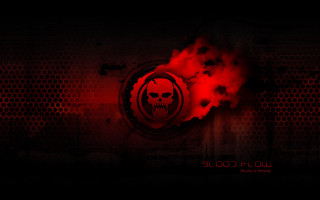 Red black wallpaper skull red - a skull free wallpaper