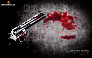 Gun blood quote pulp club - poster free wallpaper