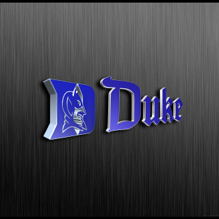 Metal sign duke blue silver - computer art free wallpaper