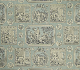 Blue white wallpaper different designs - neoclassicism free wallpaper