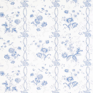 Blue white rococo floral vines - wallpaper free wallpaper