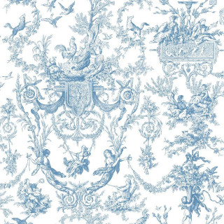 Blue white wallpaper birds flowers 2 - bird free wallpaper