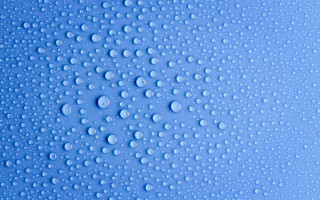 Blue background water drops sky 5 - a blue background free wallpaper