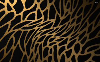 Black gold wallpaper wavy lines - gold free wallpaper for desktop