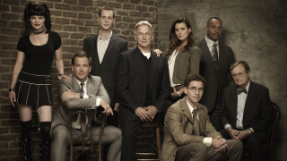 Group people posing picture brick - a brick wall behind them free wallpaper
