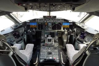 Cockpit inside view airplane control 5 - inside free wallpaper