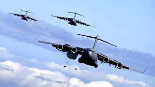 Military planes flying formation smoke - digital free wallpaper