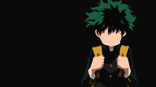 Man green hair scissors black - vector art free wallpaper