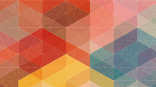 Colorful geometric argyle brick honeycomb - different color free wallpaper