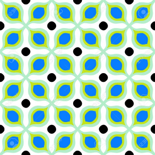 Blue green pattern circles stock - generative art free wallpaper