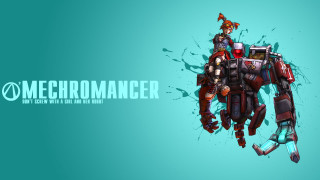 Robot large head arms up - anton fadeev free wallpaper