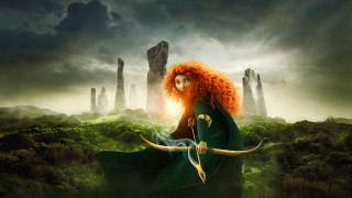 Red haired woman with bow - rock free wallpaper